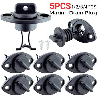 Stainless Steel Marine Boat Oval Garboard Drain Plug Yacht Raft Dinghy Kayak Canoe Screw Sealing Plugs Marine Hardware Accessori