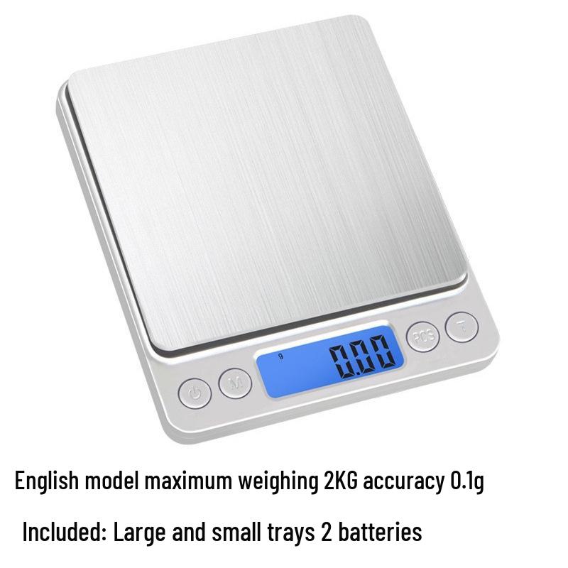 Rechargeable Stainless Steel Kitchen Food Gram Scale