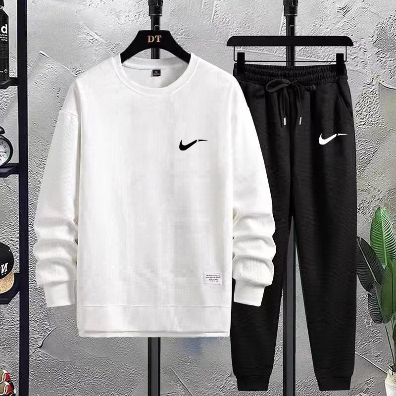 Crewneck Sweatshirt Joggingbroek Trainingspak Voor Mannen Zachte Casual Dagelijkse Set