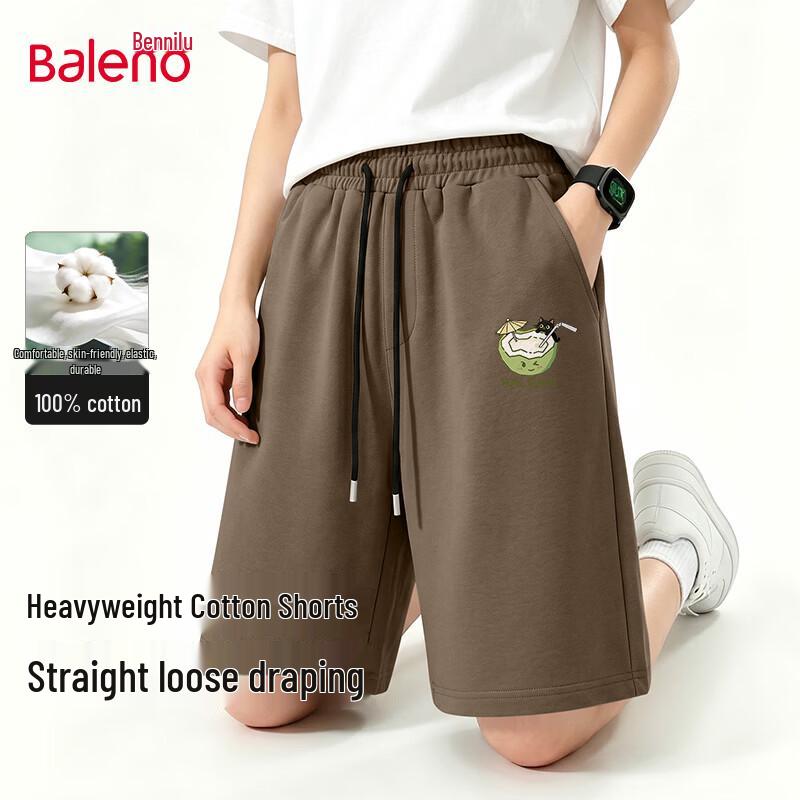 Baleno Men s Loose Fit Heavy Cotton Beach Shorts 3XL