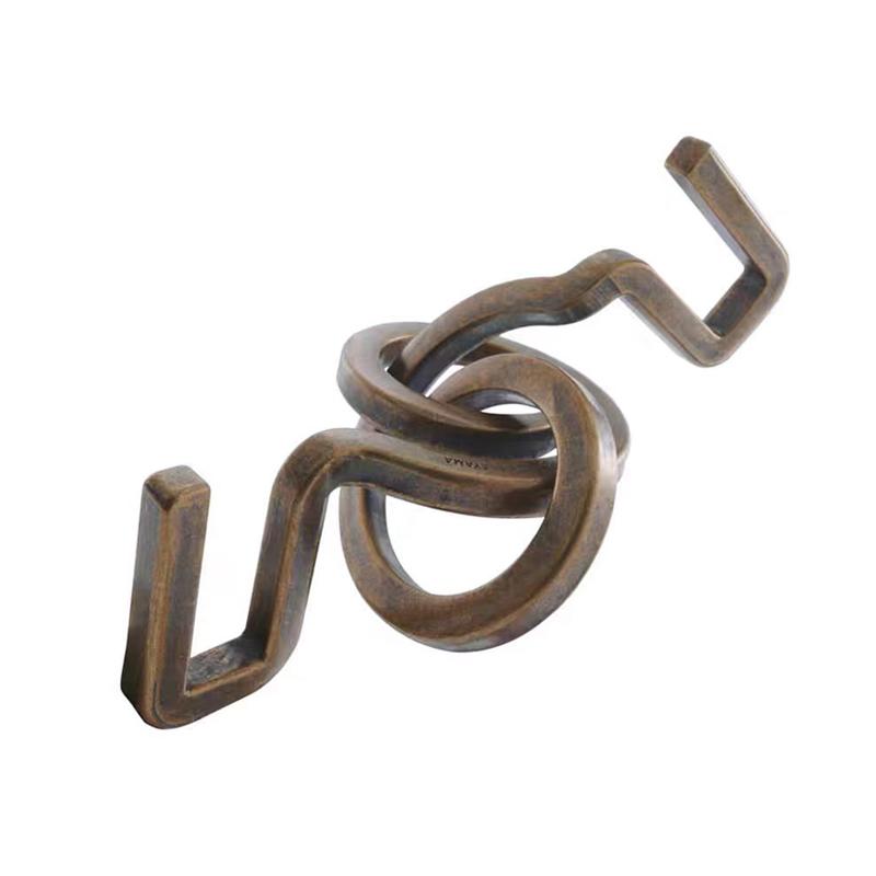 Educational Gifts Classic Magic Baffling Puzzles Metal Ring Brain Teasers for Adults Kids Teens IQ Logic Challenge Toys