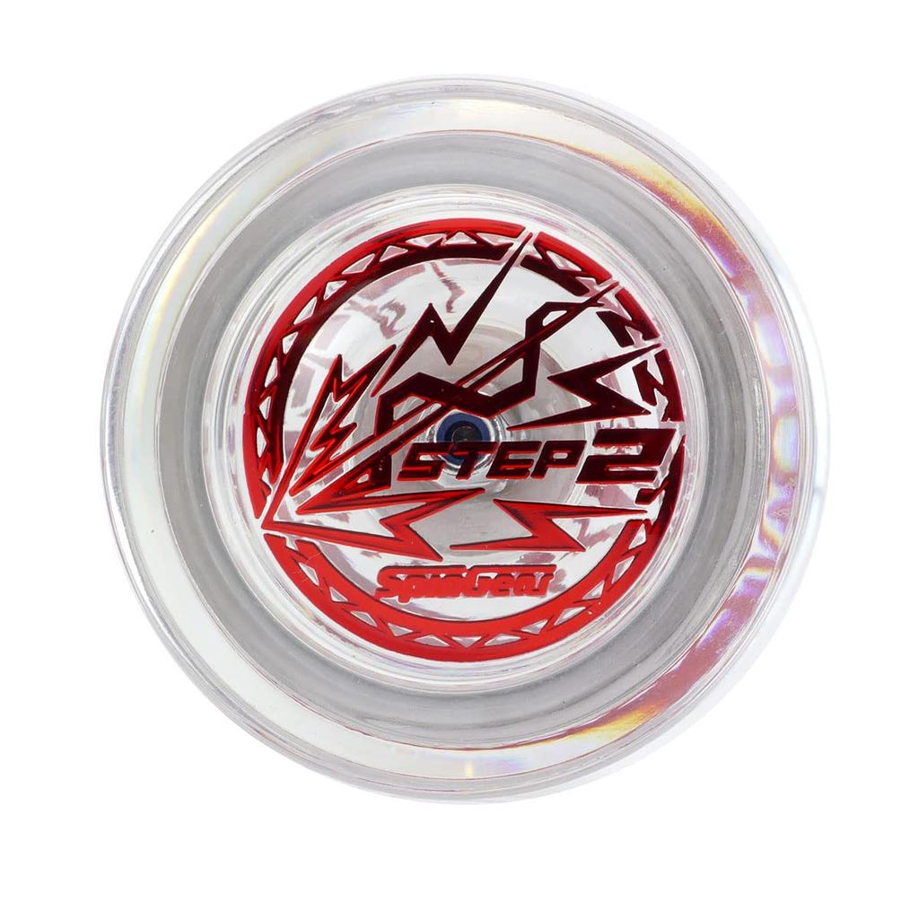 Beginner's Spin Gear Step 2 Yo-Yo with Metal Ball Bearings for Longer Spin! (Clear)