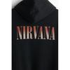 H M Loose Fit Hoodie Black Nirvana