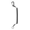 Fishing Tackle Coiled Tether Spring Fishing Lanyard 35cm Retractable Safety Lanyard with Metal Clip for Plier Heavy Duty