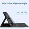 Backlit Bluetooth Keyboard Case with Pencil Holder for iPad 11 Inch Air & Pro Slim Multi-Angle Protective Cover