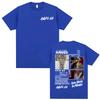 Anuel AA Real Hasta La Muerte Album Cover T Shirts Mens Clothing Summer High Street Tshirts 100 Cotton Short Sleeve T Shirt
