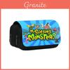 Estojo Duplo My Singing Monsters Com Material de Nylon Para Estudantes e Crianças