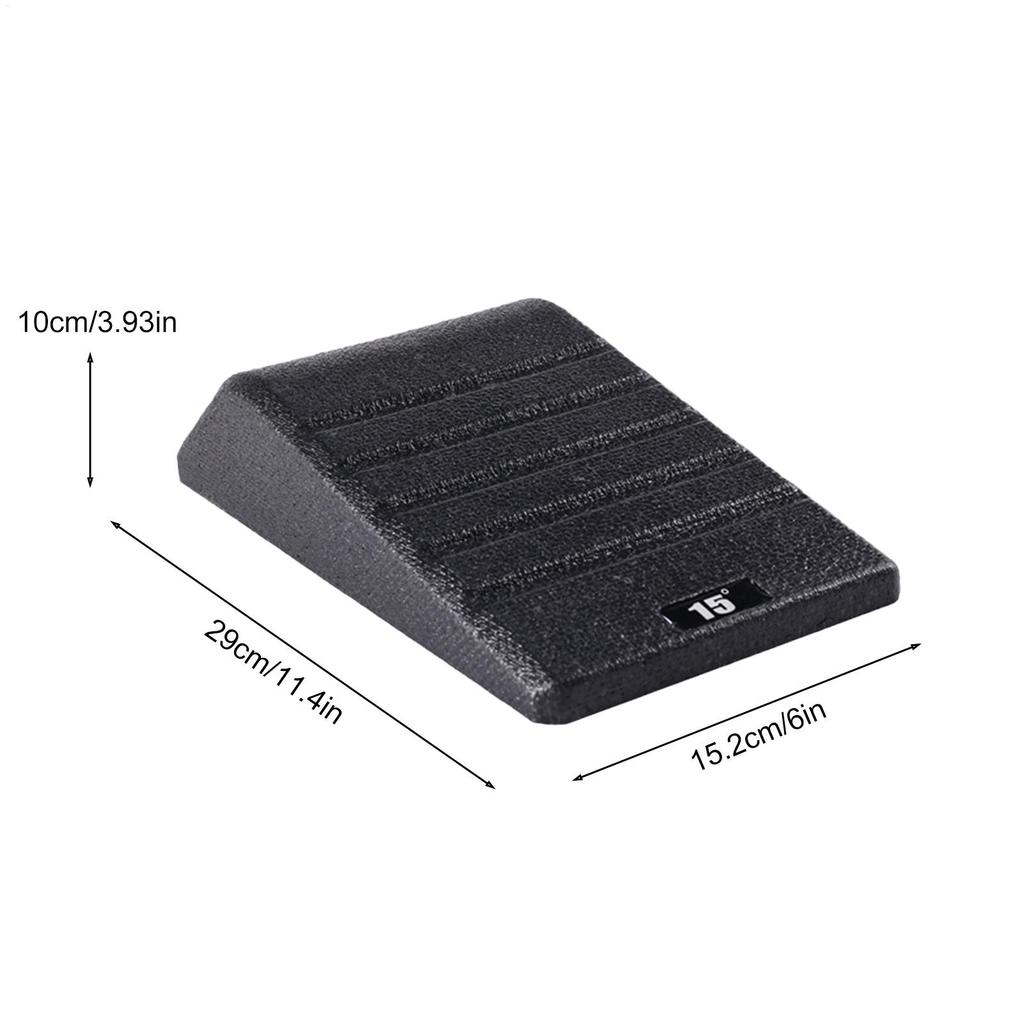 2-Piece Squat Wedges Non-Slip Calf & Foot Stretcher Slant Board, Portable Squat Ramp for Home Gym Yoga Pilates Workout Exercises