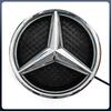 2025 Hot For Mercedes Benz For Mercedes Benz Silver And Black Emblem Front Grille Illuminated Logo Star Badge W176 W246 W205 W21