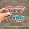 Round Anti Radiation Silicone Glasses for Kids 3-12Years Old Computer Anti-blue Light Eyeglasses