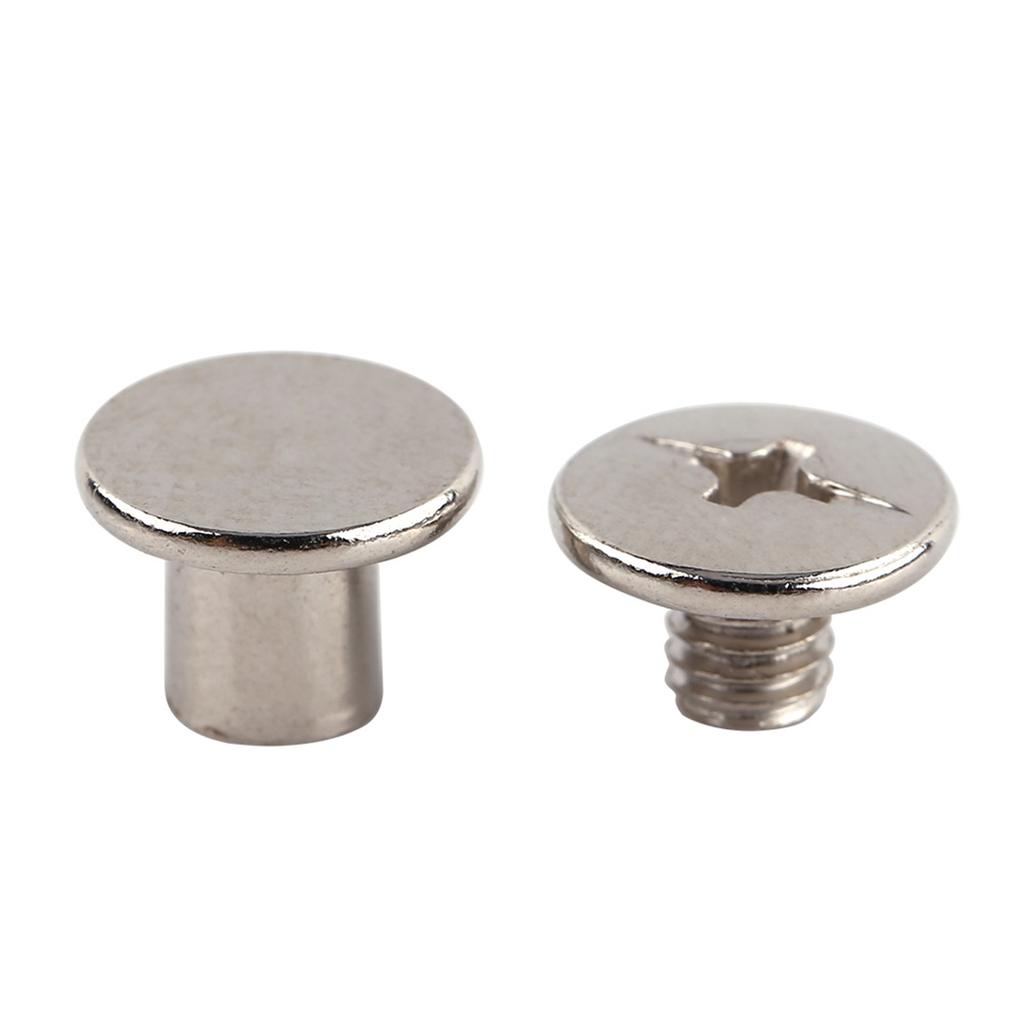200PCS  Binding Chicago Screws Nail Rivets,    , High Hardness,   for Album, Book Binding Craft
