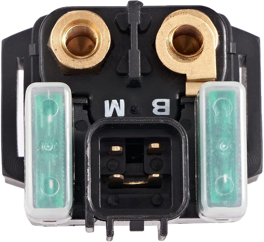 Quitoka Anlasserrelais Adresse V125 Skywave 250/400 Motorrad Anlasserrelais Ersatz Reparaturteile Universelles Zubehör (Mit Fuse (30A))