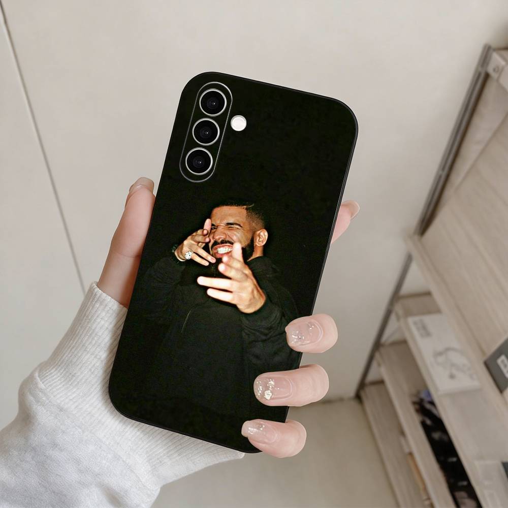 Canadian Rapper Drake Phone Case For Samsung Galaxy A73,A72,A71,A70,A53,A52,A51,Others Soft Black Cover