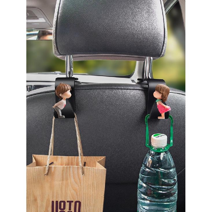 2 stücke Haken für Taschen Auto Clips Vordersitz Kopfstütze Organizer Halter Auto Verschluss Kleiderbügel Auto Lagerung Innen Zubehör