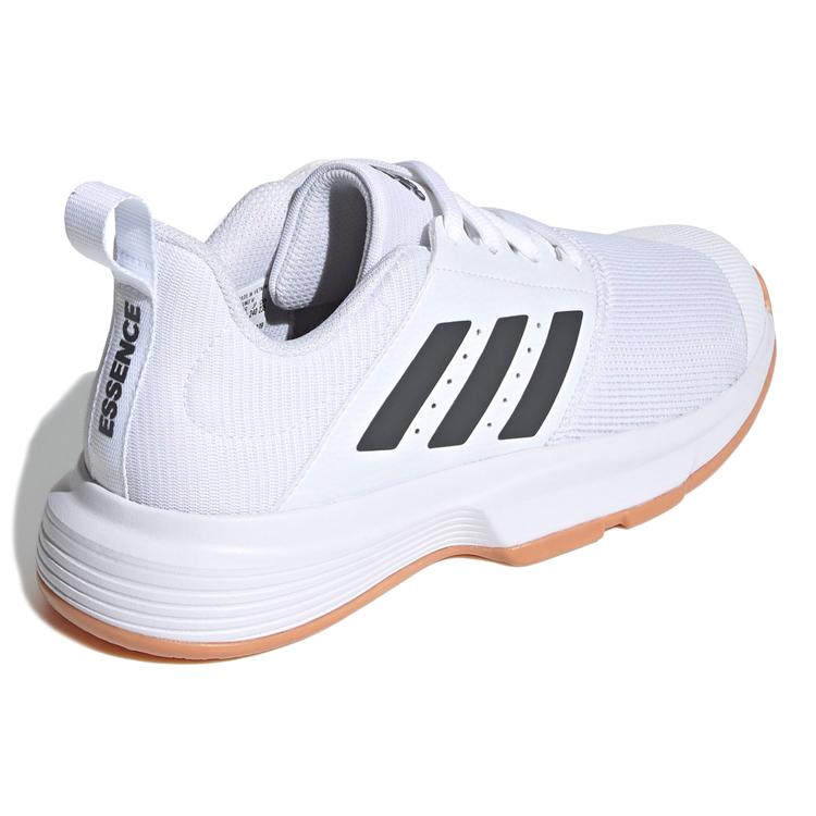 Adidas Essence Indoor Low Tops Badminton Shoe Unisex White FU8400