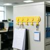 Magnetic Hook Rack with 5 Integrated Hooks Strong Magnetism No Drilling Easy Installation Organizer for Keys Masks Bags Hats