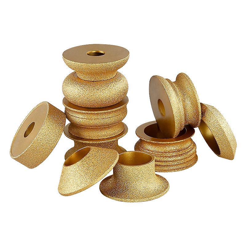 Stone Grinding Wheel for Marble & Granite: Chamfering, Grooving, Rounding, Arc Angle Grinder Head