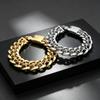 Men's Bracelets 19MM Width Hollow Cuban Chain Bracelet for Man Waterproof 316L Stainless Steel Jewelry Gifts for Him Boyfriend