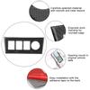 Carbon Fiber Sticker Center Console Cigarette Lighter Panel Trim Cover Interior Car Accessories Fit