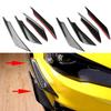 Parachoques delantero Universal para motocicleta, alerón, divisor de ala, Kit lateral, embellecedor Canards Valence Chin para motocicleta Yamaha y