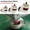 1Pcs Adjustable Height Leveling Caster Wheels 40S/60S/80S Machinery Caster Furniture Machine Feet