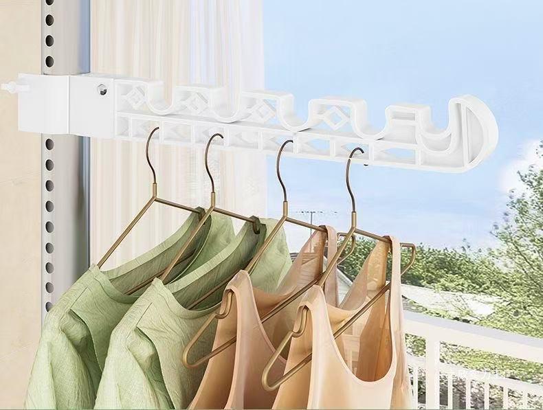 Freestanding Heavy-Duty Clothes Rack for Balcony, Bathroom, or Bedroom (No Drilling Required)