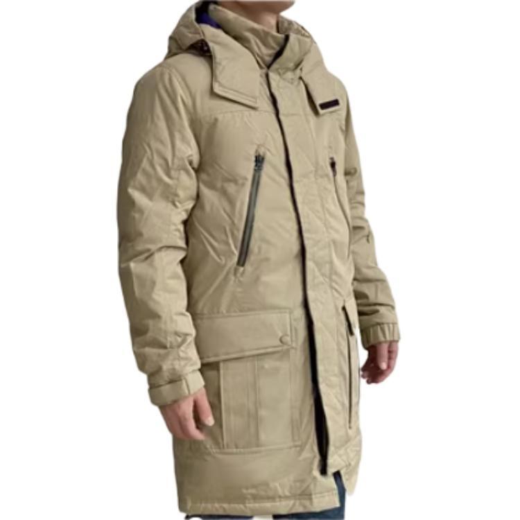 Converse Mid-length Down Jacket Asia Sizing 'Khaki' Men's 10006875-A02