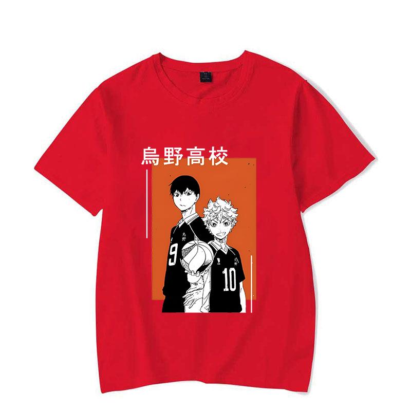 Hot Hinata Shoyo Tobio Kageyama Print Short Sleeve T Shirts Women Men Casual Shirts Summer Crew Neck Anime T-shirts