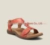 Plus Size 43 Thick-Soled Wedge Heel Women's Sandals with Magic Sticker Buckle Strap