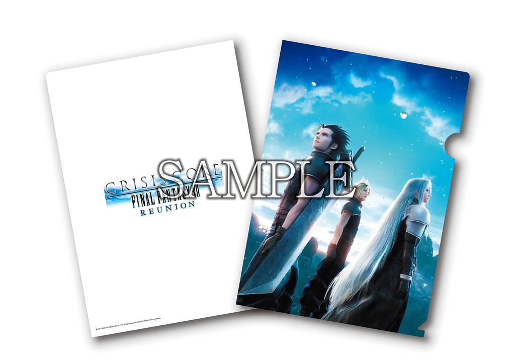 Crisis Core Fantasy Reunion Original A4 Clear File -Final VII- [Bonus] -PS5