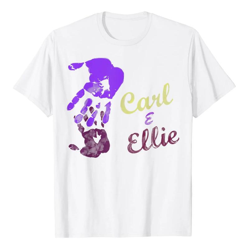 Camiseta Con Estampado De Manos De Carl & Ellie De Disney Pi S