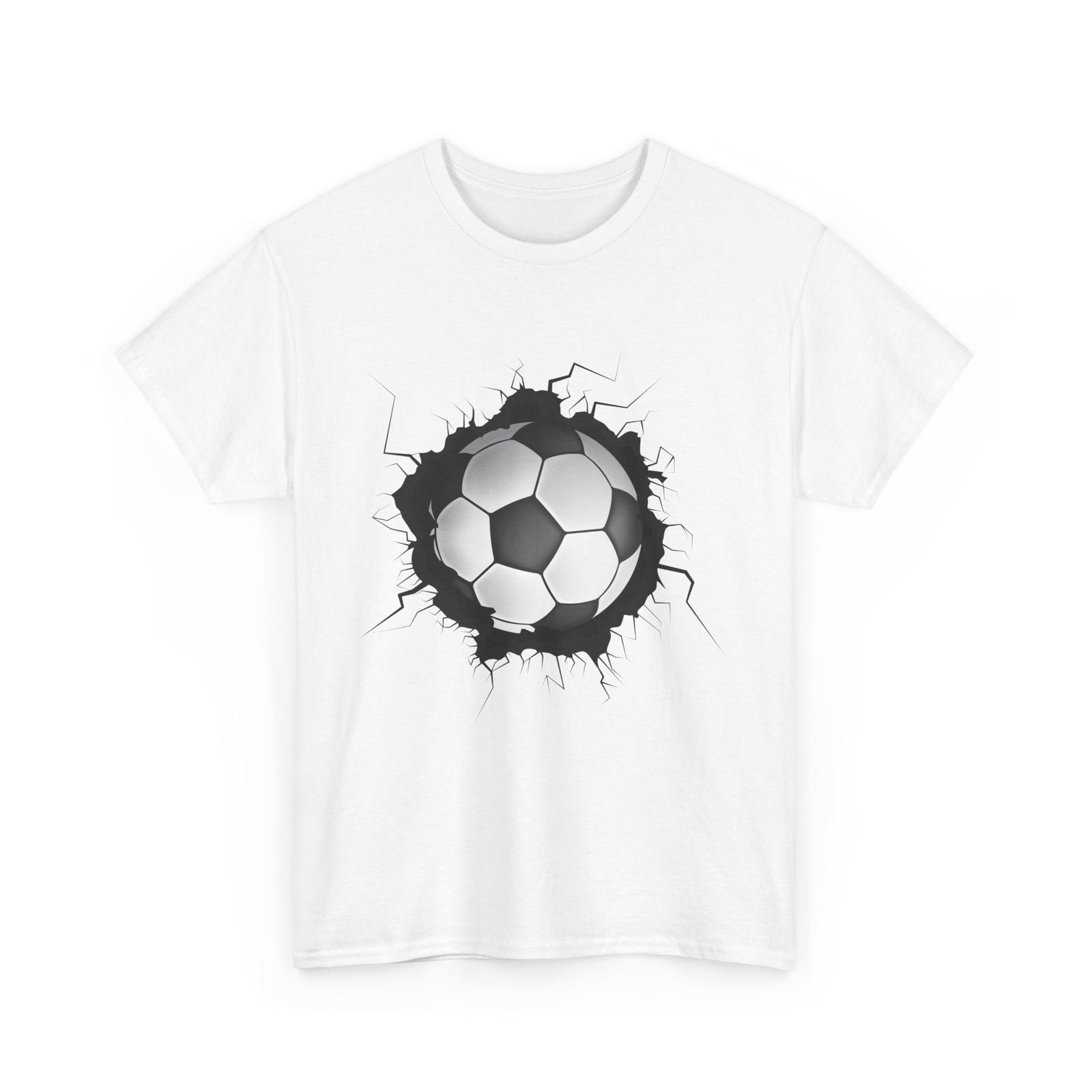 Soccer T-Shirt Mens Womens Tees Top, Soccer Ball Sports Lovers Player Women Men Shirt M