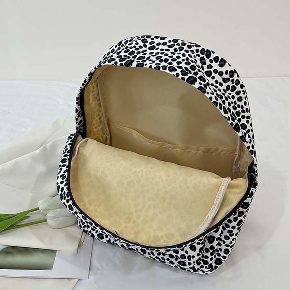 Nylon Schüler Schultasche Tagesrucksack Rucksack mit großem Fassungsvermögen Laptoptasche Rucksack mit Leopardenmuster Reisen