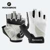 ROCKBROS Guanti da Bici Mezza Dita MTB Strada Primavera Estate Traspiranti Corti Guanti da Bicicletta Uomo Donna Imbottiti in Gel Guanti da Ciclismo