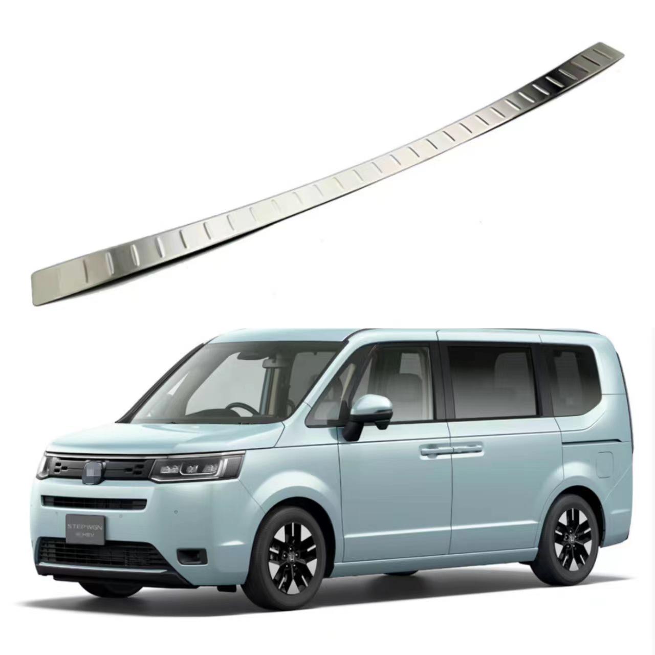 

Хонда СТЕПВГН (2022-23) Защита заднего бампера из нержавеющей стали для задней двери