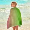 Super Beautiful Gradient Color Beach Towel, Soft And Absorbent, Essential For Camping, Swimming, And Beach Activities
