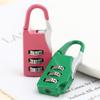 Code Baggage Lock of Gym Bags Padlock Password Locks 3 Digit Combination Lock Zipper Padlock