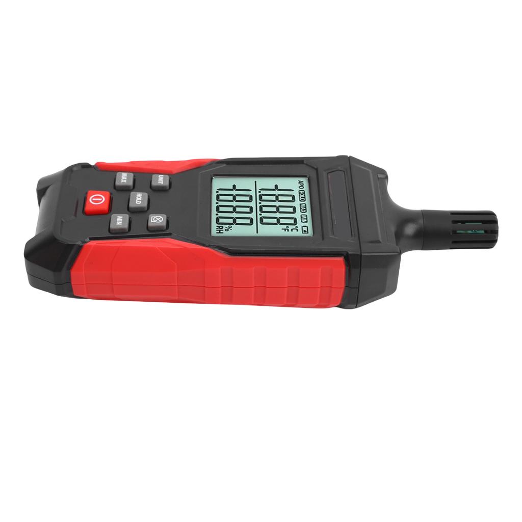 Digital Temperature Humidity Meter Electronic Detector with Backlit Data Hold Handheld Accurate Hygrometer