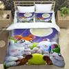3D Printing Carton Lovely Hamtaro Beding Set Soft Duvet Cover Pilow Set Birthday Gift Children Comfortable Quilt Cover Beding Home Textiles