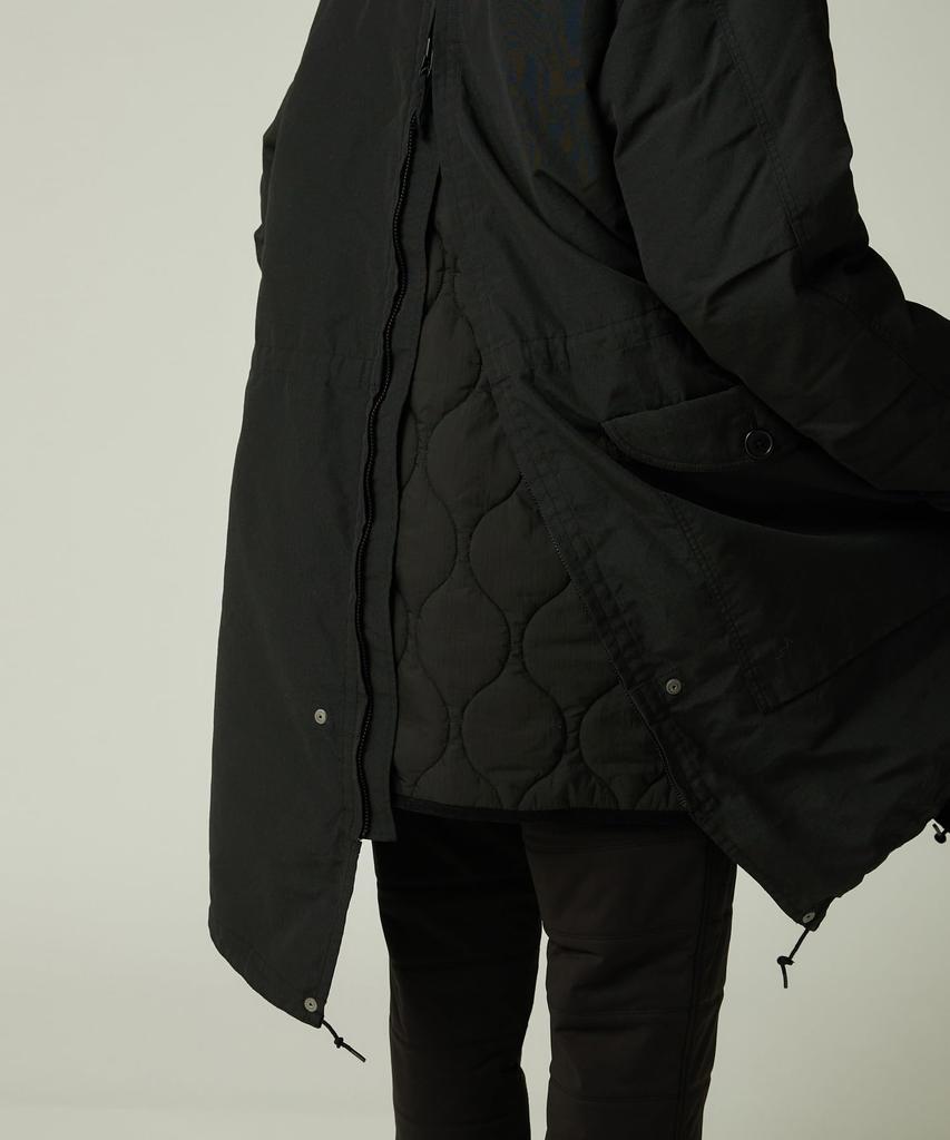 Snow Peak TAKIBI Ripstop Adjustable Fishtail Coat Outerwear Size M JK-25AU016, Jacket/Overcoat, Men's/Women's, Black,