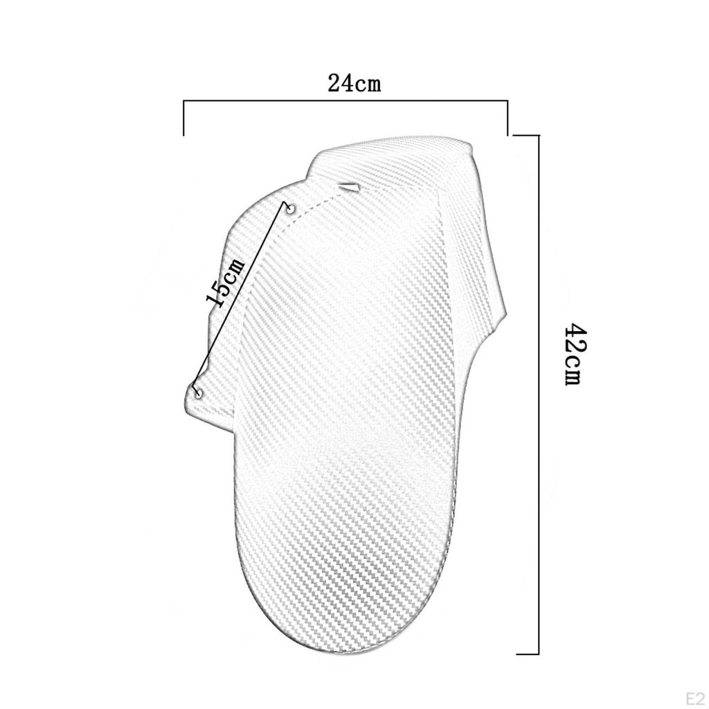 Durable Plastic Rear Mudguard for Forza 350 Dirtboard - Enhanced Performance