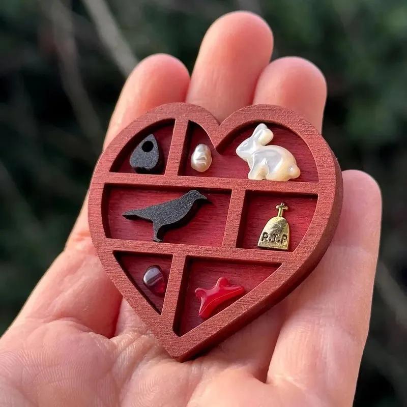 1PC Mini Rare Stand, Mini Wooden Collection Display Stand, Jewelry and Gemstone Display Stand Decoration