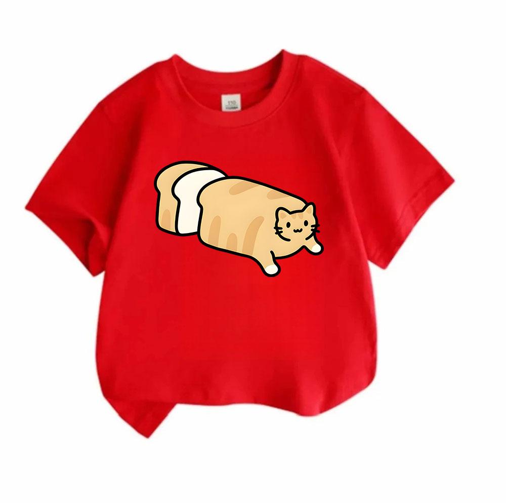 Kids Boys Girls 100% Cotton Crew Neck Short Sleeve T-Shirt,