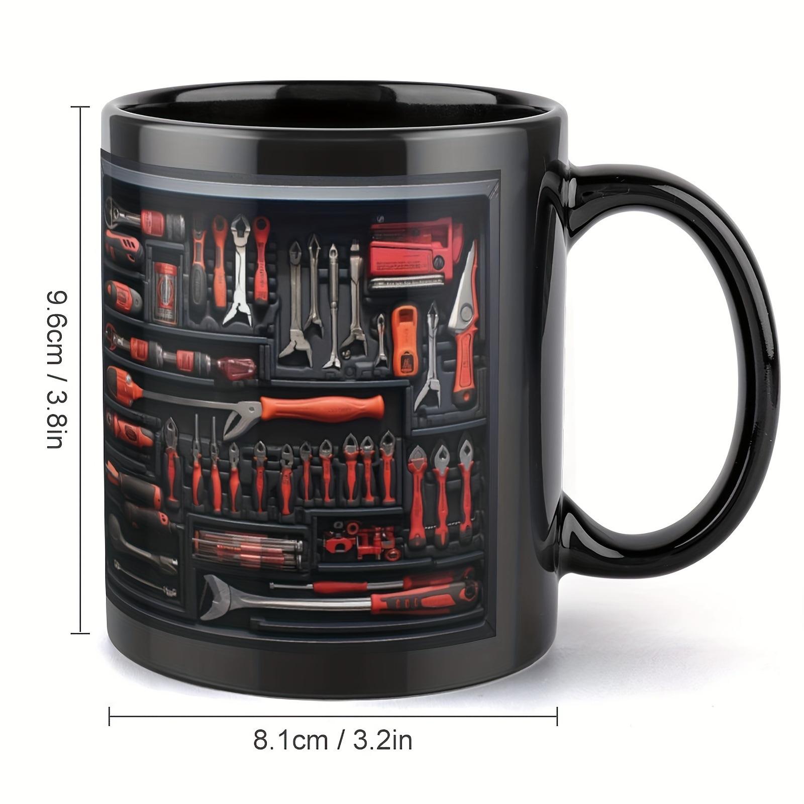 

Creative Red Toolbox Ceramic Coffee Cup 3D Milk Tea Water Cups Breakfast Mug Household Drinkware 360ml красный