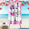 Diddl Cute Print Beach Towel, Large Soft Quick Dry Towel for Beach Camping Swimming