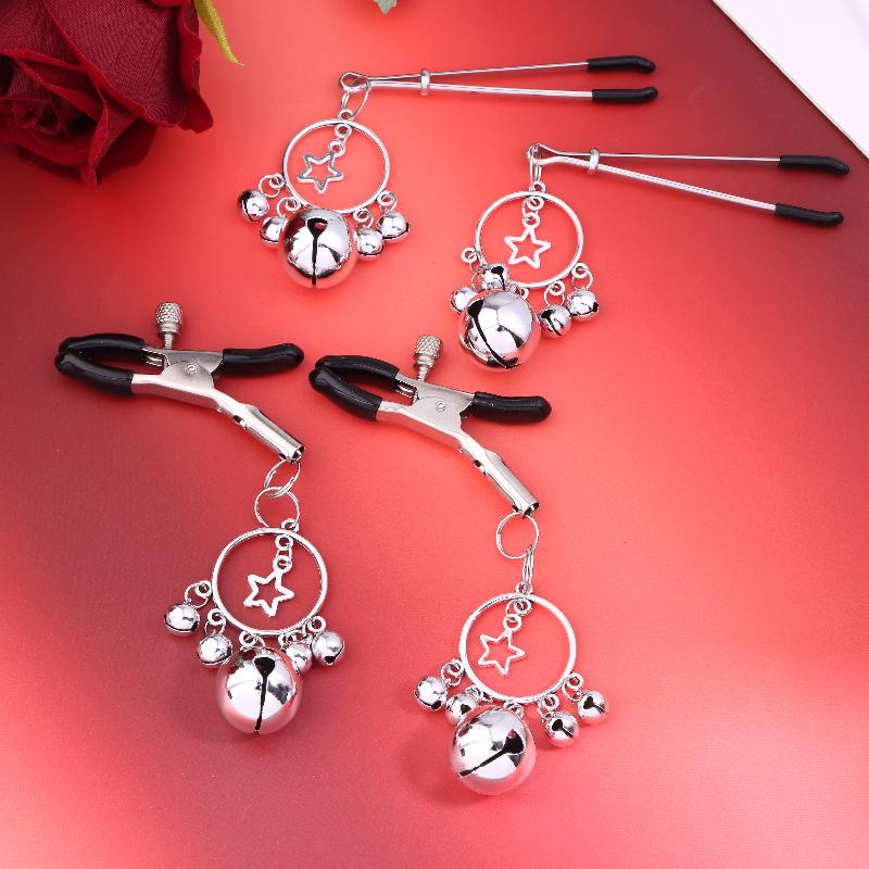 1 Pairs Breast Clip Female Clitoris Clip Couple Sex Toy Massage Stimulation Adult Nipple Training Tool