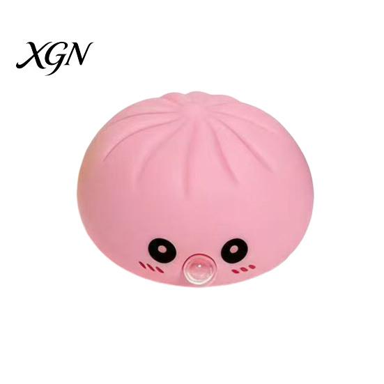 Stress Relief Toy Rice Dumpling Squeeze Soft Balls Cute Fun Fidget Blow Bubbles Shape Skin-Friendly for Adults