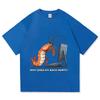Why Does My Back Hurts Funny Shrimp T Shirts Cotton Short Sleeve Loose Male Tshirts Unisex Streetwear Summer Oneck Unisex Tees