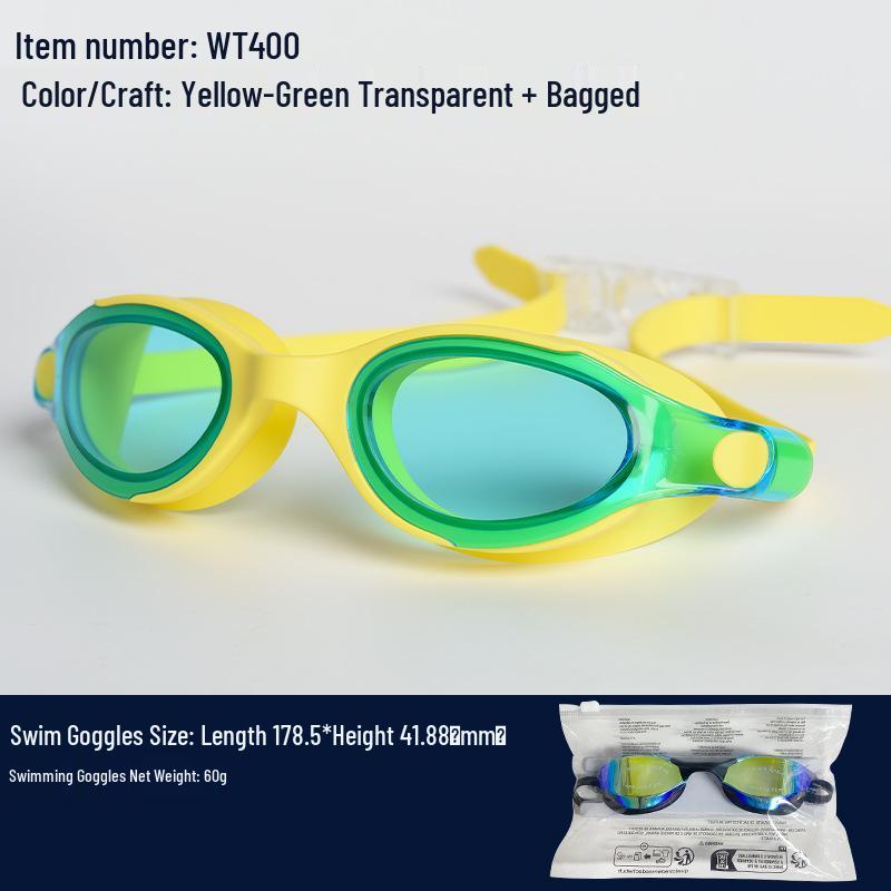 

Professional Adult Anti-Fog High-Definition Swim Goggles and Cap Set