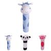 Adorable Baby Grasping Training Bb Stick Squeaky Toy With Animal Designs And Soft Knitted Fabric Stuffed With Pp Cotton